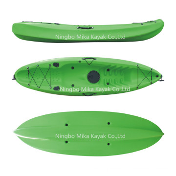 Único plástico sentarse en la canoa de recreo Kayak más grande del barco (M11)
